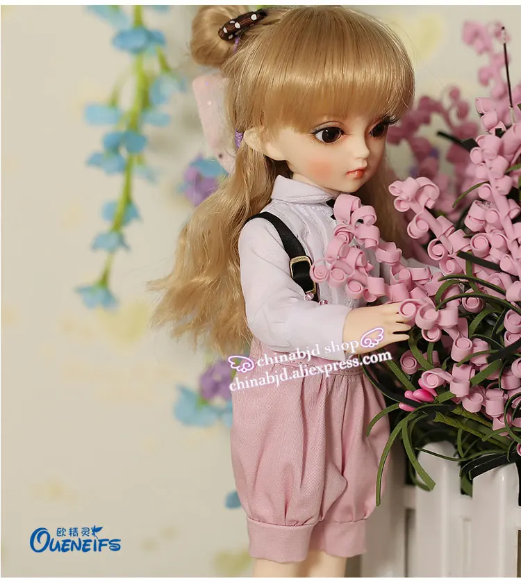 BJD SD Кукла Одежда 1/6 девочка Мальчик белая рубашка брюки для девочки или мальчика тело YF6-108 куклы аксессуары