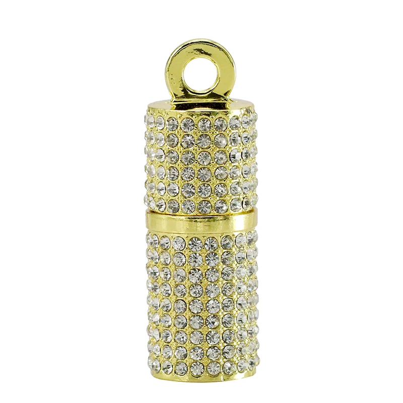 Новый цилиндрический USB флеш накопитель Bling Diamond ожерелье ювелирные изделия 32 ГБ 16