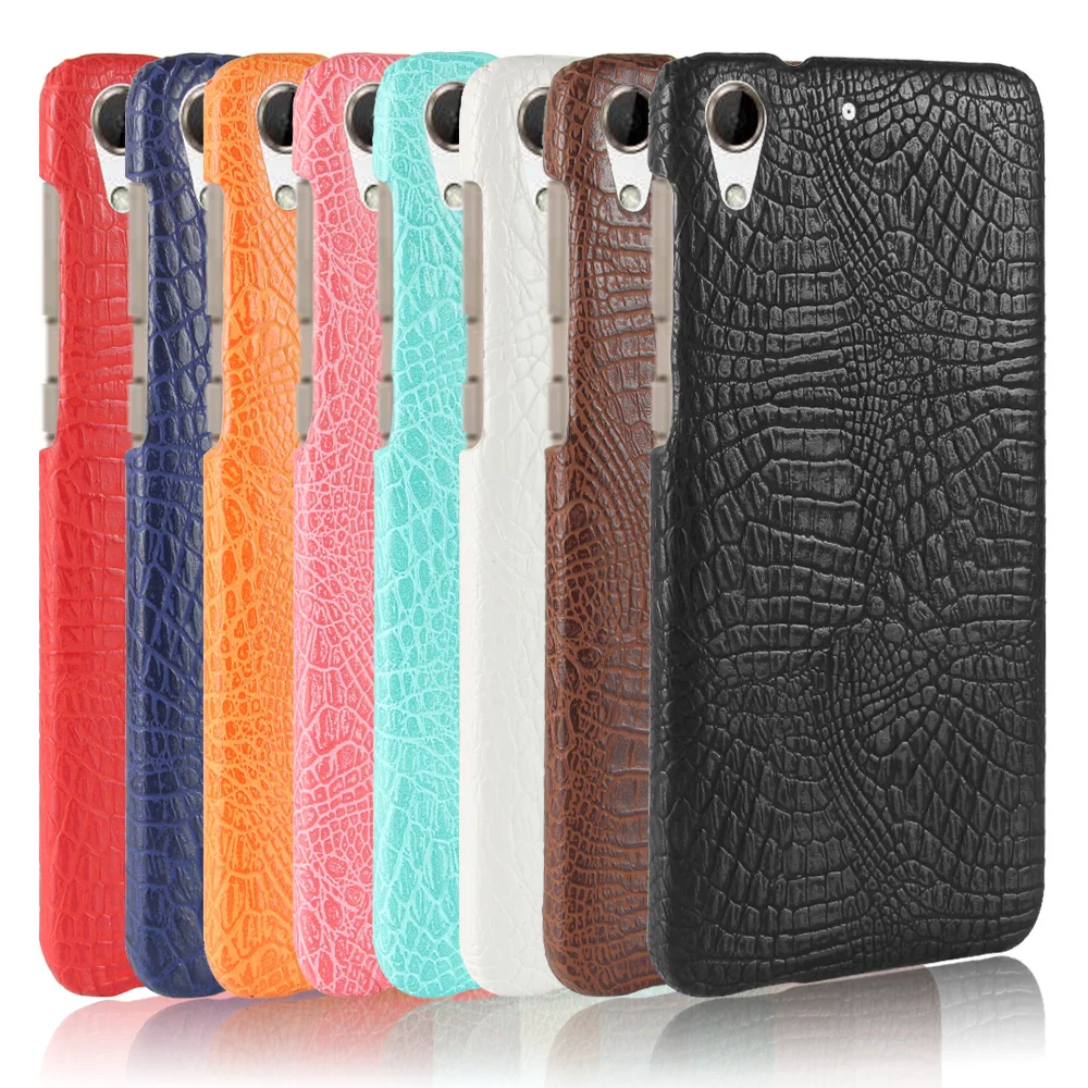 Leather Crocodile Pattern New arrival For HTC Desire 728 D728t D728w Dual Sim Case Retro Luxury Skin Cover Phone | Мобильные