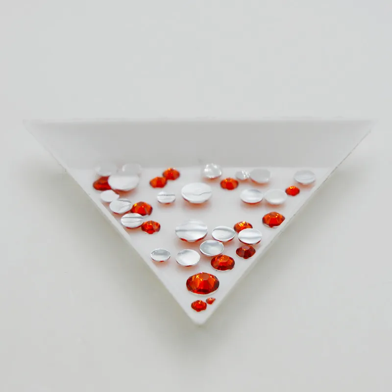 Гиацинтовый цветной 3D клей для ногтевого дизайна стразы разных размеров камни с