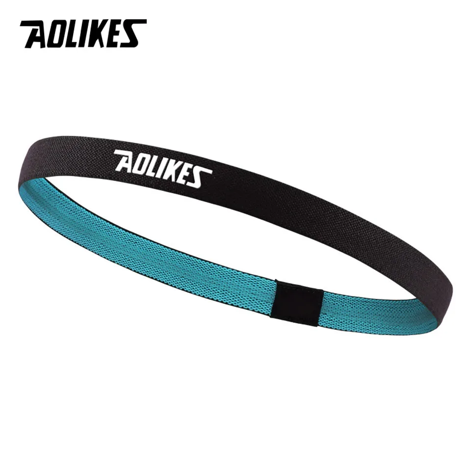 09 AOLIKES 1 шт. нейлоновая Эластичная головная повязка Нескользящая для мужчин и женщин для йоги повязки для волос бегущие потовые повязки повязка на голову для фитнеса - Цвет: 09