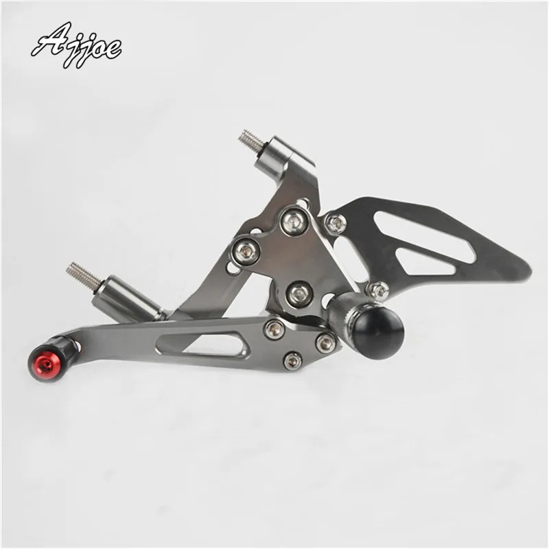 Motorcycle CNC Aluminium Adjustable Rider Rear Sets Rearset Footrest Foot Rest Pegs For 899 1199 | Автомобили и мотоциклы