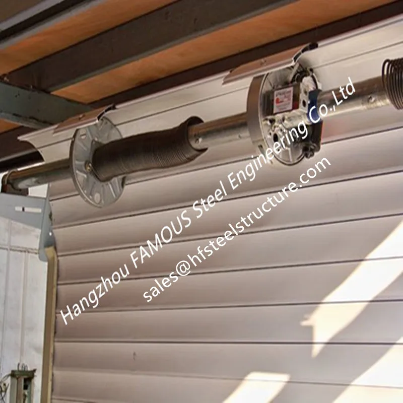 Гаражные двери полная высота коммерческий моторизованный роллер быстрая