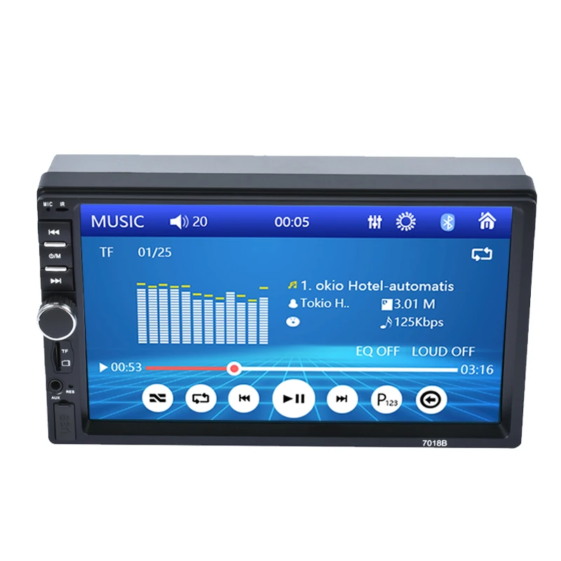 HD 7 &quotдвойной 2Din Bluetooth автомобильный стерео радио FM/MP5 плеер сенсорный экран