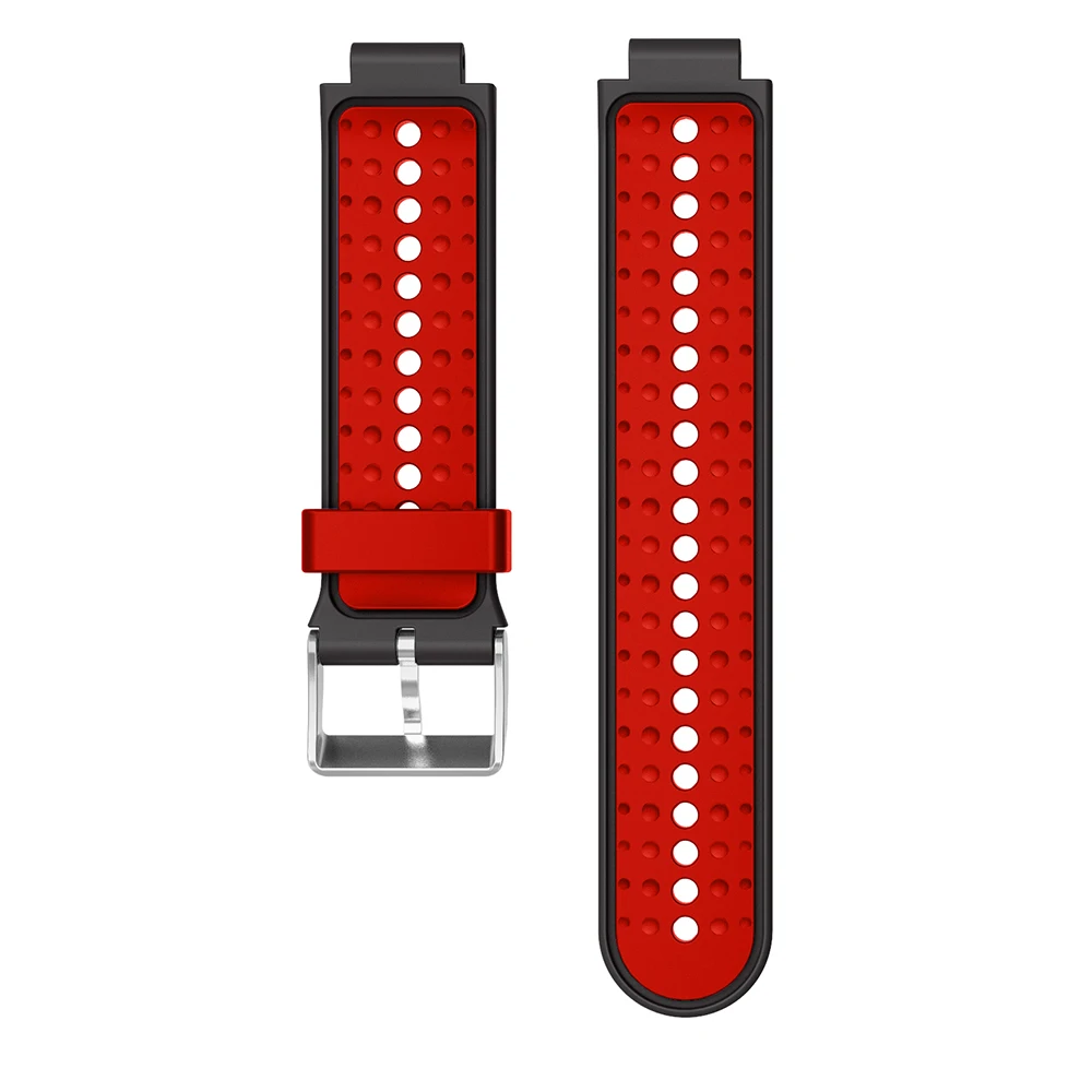 8 видов цветов силиконовый сменный ремешок для наручных часов для Garmin Forerunner 230/235/220/620/630/735 часы Спорт на открытом воздухе наручных