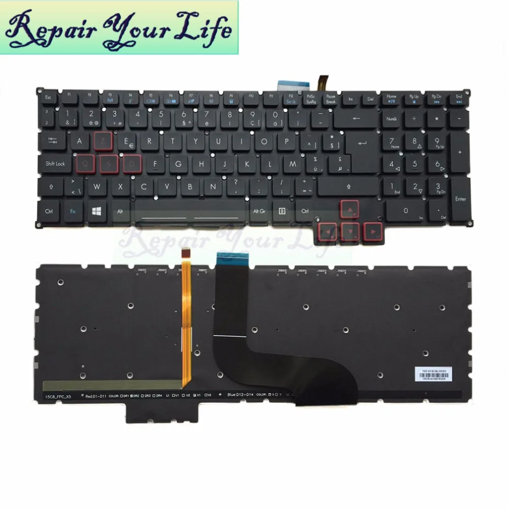 Ремонт клавиатуры ноутбука You Life для ACER Predator 17 15 G9 591/591R 592/593 791/792/793 Φ BE макета с