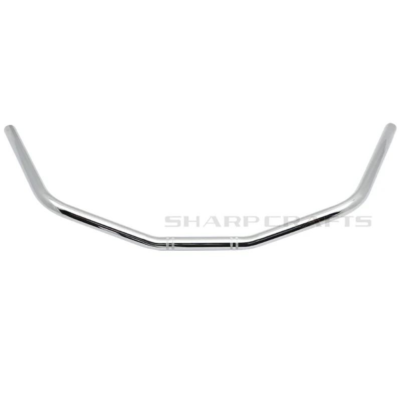 Chrome Руль для мотоцикла, рукоятка для Yamaha Dragstar V-star XVS400 XVS650 DS400 DS650 Kawasaki Vulcan 800 900 Bobber Chopper - Цвет: Chrome