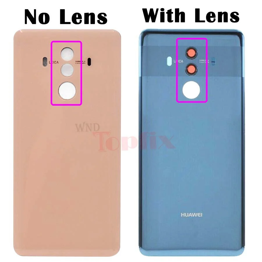 Новинка стеклянная крышка батарейного отсека для HUAWEI Mate 10 Pro сменная задняя