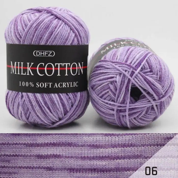 Г 1 шт. 3 слоя 50 г DIY ассорти цветов ручной работы пряжа для вязания крючком мотки