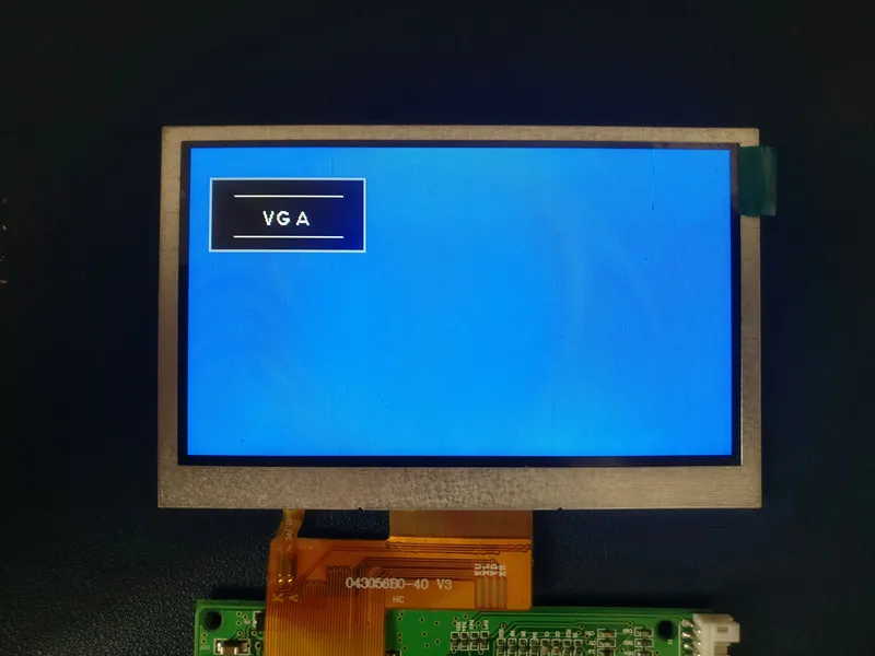 4 3 480*272 ЖК дисплей TFT монитор с пультом дистанционного управления 2AV VGA для