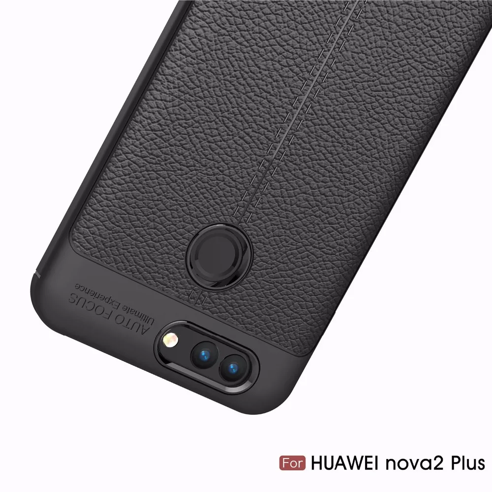 Bauqee чехол для Huawei Nova 2 360 мягкая защита ТПУ силиконовый Корпус Fundas nova2 плюс