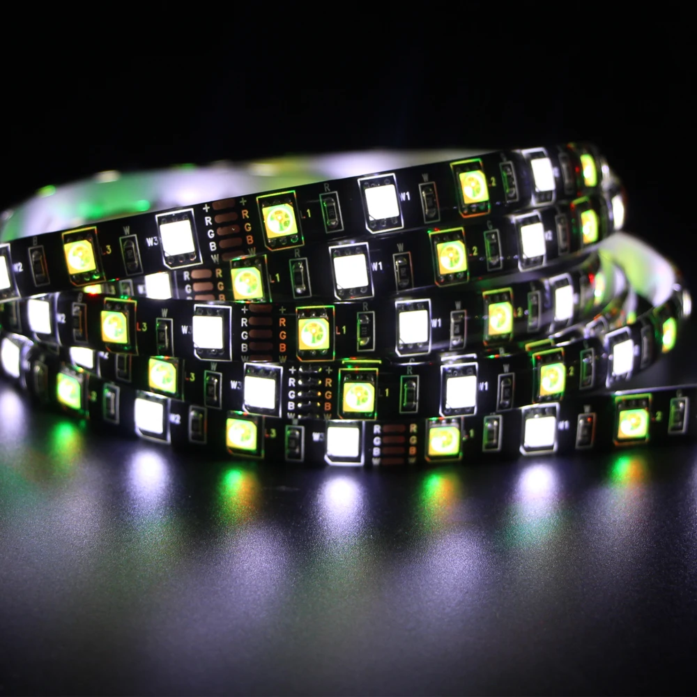 1 м 5 М 5050 Светодиодные ленты светильник RGB/RGBW/RGB + WW праздничного декора гирлянды