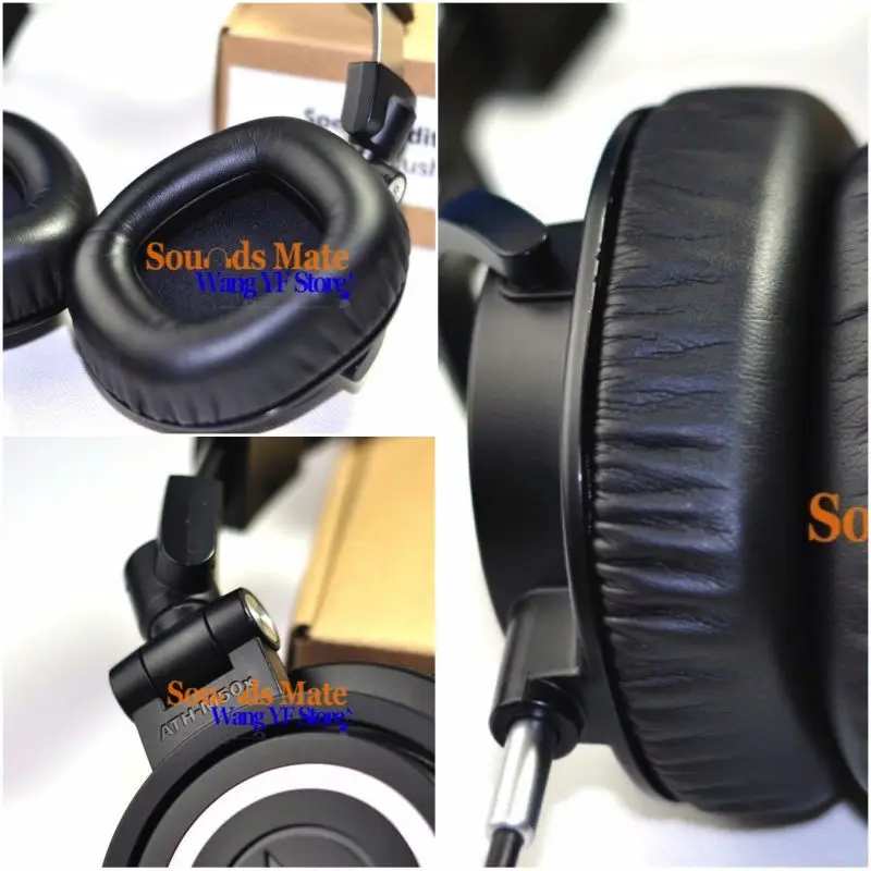 Мягкие подушечки для ушей из пены с эффектом памяти ATH Audio Technica M50x M40x M50s M50 M40 M30x.