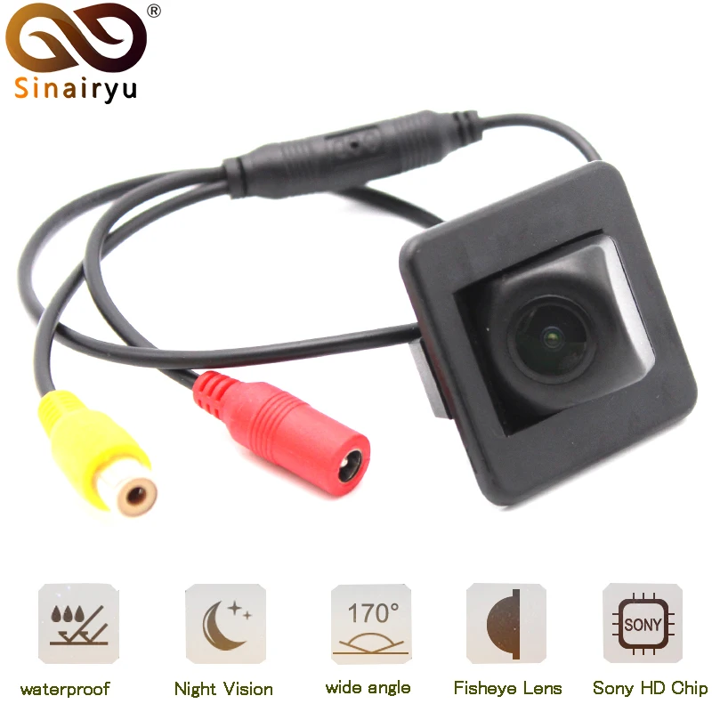 Sinairyu HD 170 градусов 1080 P Fisheye sony/MCCD объектив звездный свет; ночное зрение автомобиля обратный заднего вида Камера для Kia K3