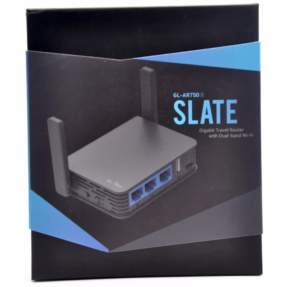 GL. iNet GL-AR750S 802.11AC 750 Мбит/с беспроводной мини WiFi маршрутизатор Gigabit Eethernet путешествия OPENWRT маршрутизатор двойной флэш USB MicroSD слот