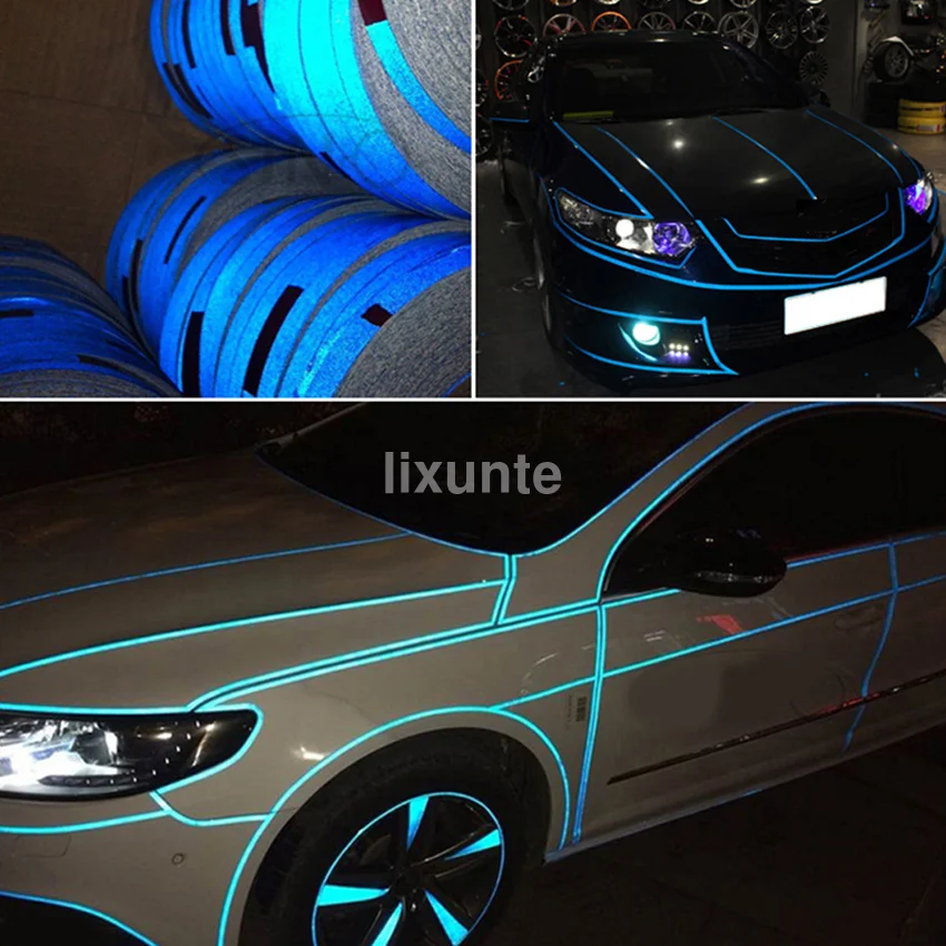 Автомобильная наклейка 2 см * 5 м отражающая лента для стайлинга пленка украшения