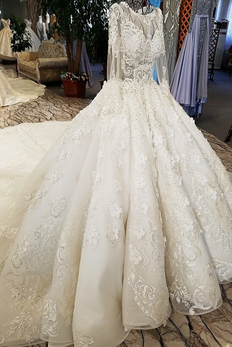 2018 новый 100% реальное шоу принято на заказ платье Длинные рукава бисерная