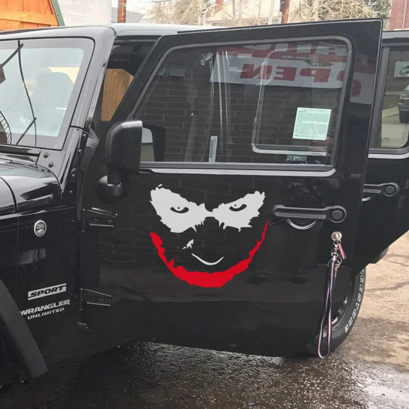 Крутая маска для лица дизайн наклейки и кузова автомобиля высечка виниловое