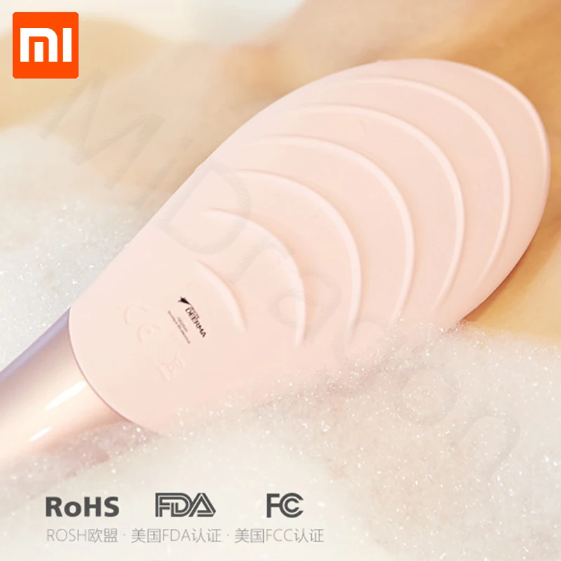 Оригинал Xiaomi Deerma отрицательная ионная Массажная щетка для ванны длинный скребок