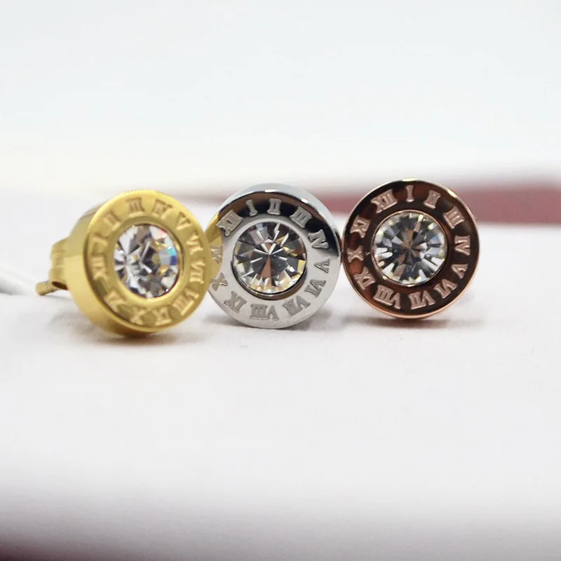 2019 новые высококачественные одиночные круглые хрустальные розовые серьги для