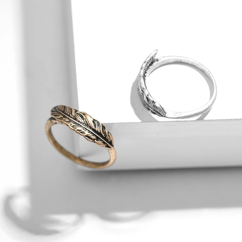 2017 новое поступление Винтаж сусальное золото кольца ювелирные изделия для