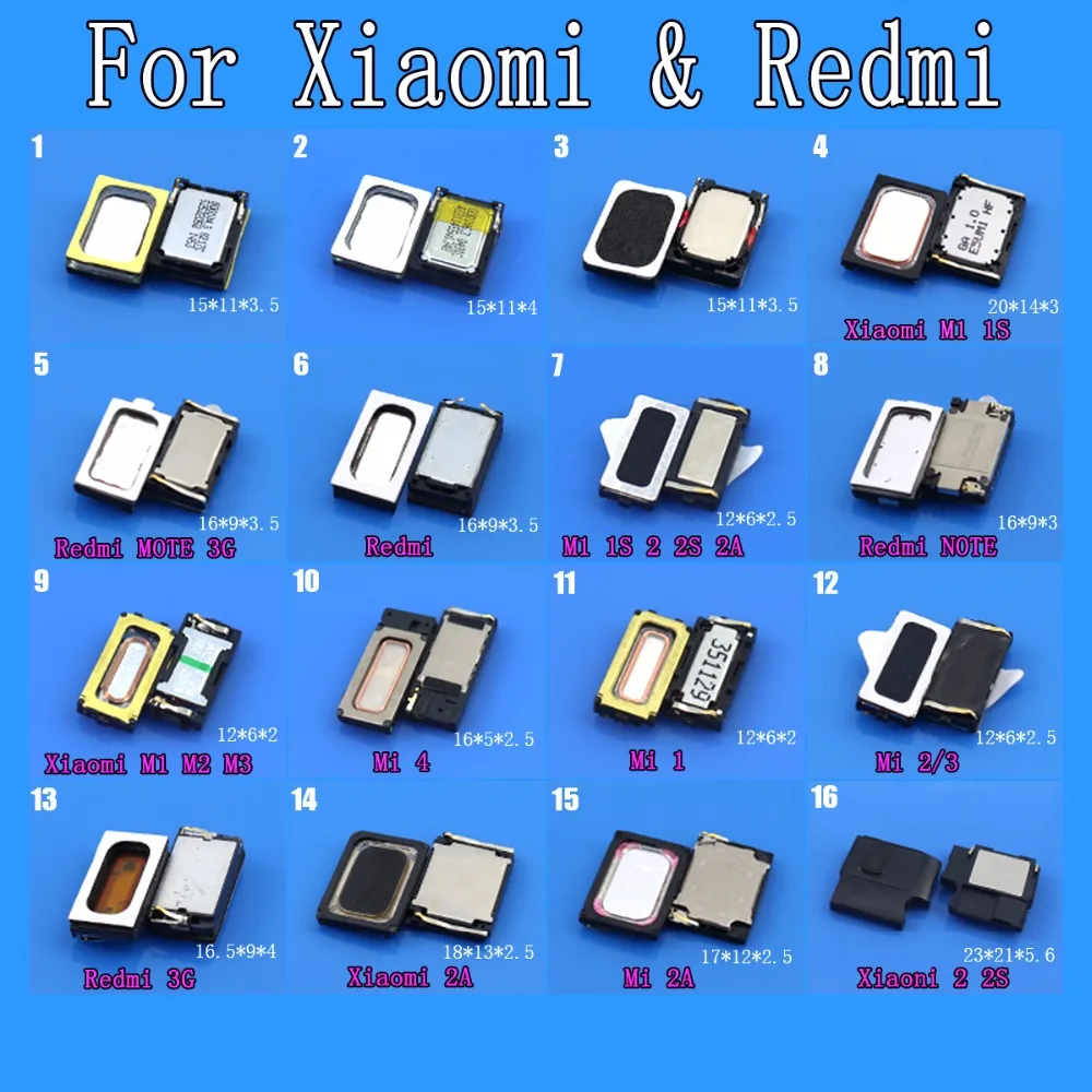 Новый громкоговоритель звуковой звонок наушник динамик для Xiaomi Mi2 Mi2S 2A Mi3 Mi4 Mi4i Redmi
