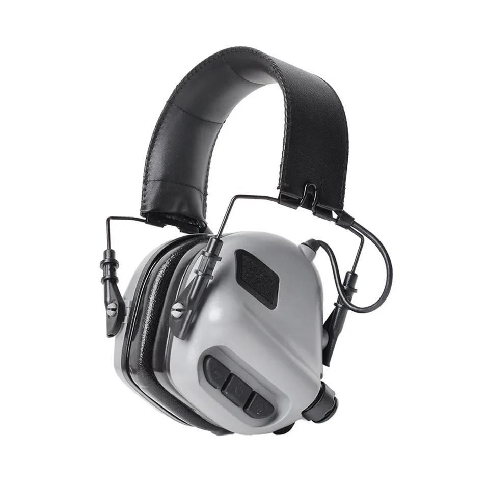 Gray OPSMEN EARMOR M31 наушники для страйкбола тактические стрельбы авиационные наушники анти-шум наушники военные Softair защита ушей - Цвет: Gray