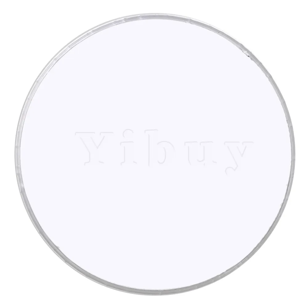 Yibuy 217 мм Диаметр белый смолы однослойный днища барабана барабан шкуры ударные аксессуары для 8 дюймов барабаны комплект
