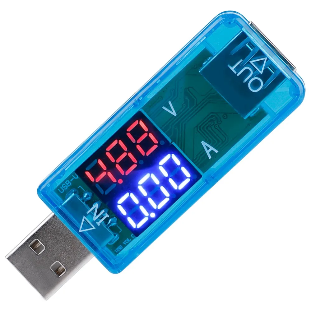ANENG USB цветной ЖК-Вольтметр Амперметр измеритель тока мультиметр для измерения usb-устройств QC2.0/QC3.0 Быстрая зарядка тест
