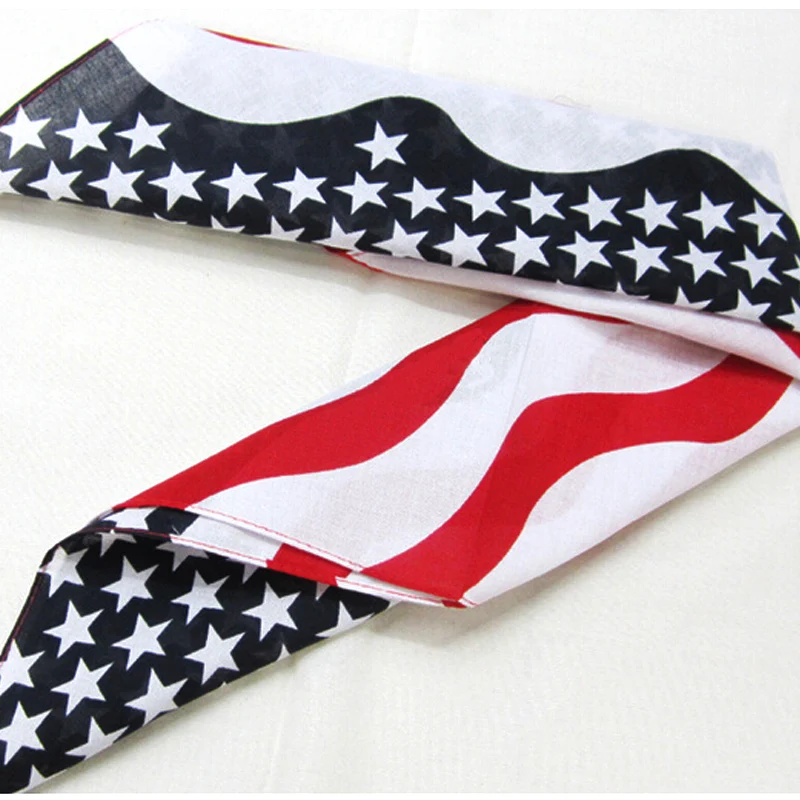 Лента для волос с американскими звездами и полосками флаг США винтажная