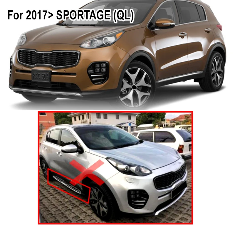 Комплект литых автомобильных брызговиков для Kia Sportage 2017 2018 2019 QL Брызговики