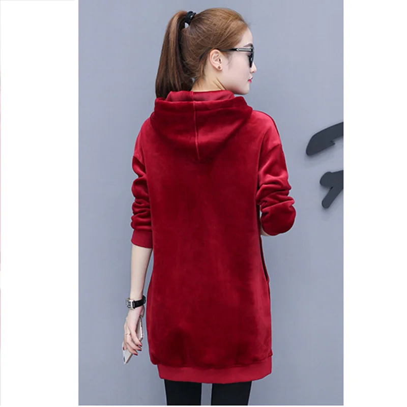 Большой размер 2018 новинка осень зима женские с длинным рукавом золотой бархат