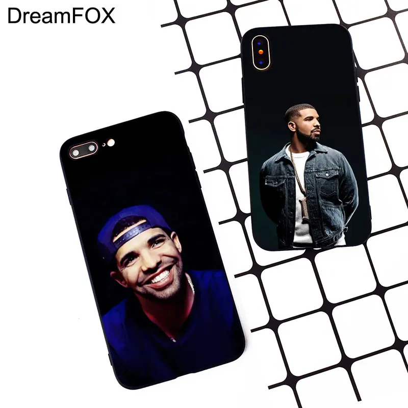 M463 Drake Black Soft TPU Silicone Case Cover For Apple iPhone 11 Pro XR XS Max X 8 7 6 6S Plus 5 5S 5G SE |