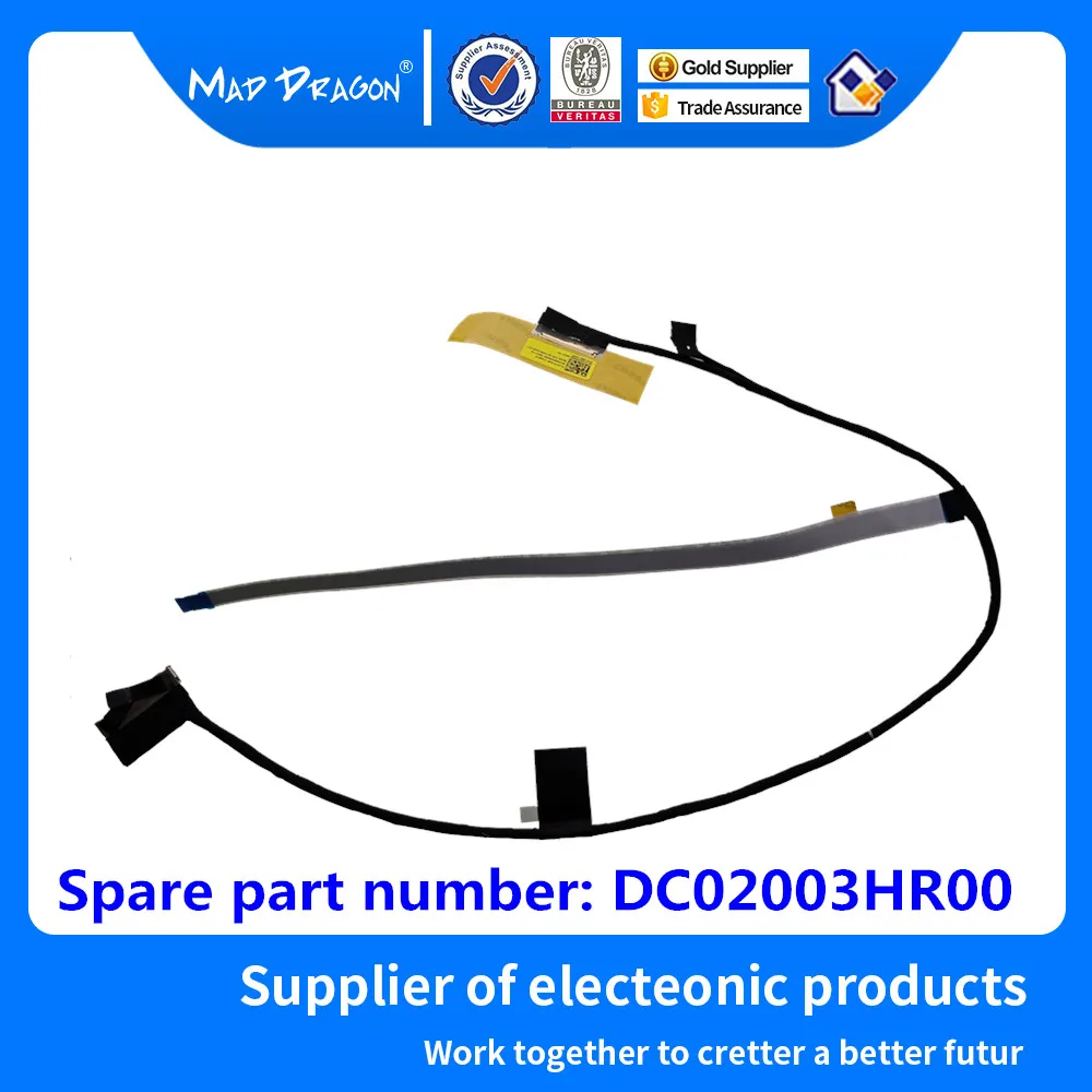 MAD DRAGON Brand laptop new LCD Video Cable For Lenovo EL5C3 LCD EDP CABLE screen line DC02003HR00 30-pin screen line
MAD DRAGON Brand laptop new LCD Video Cable For Lenovo EL5C3 LCD EDP CABLE screen line DC02003HR00 30-pin screen line