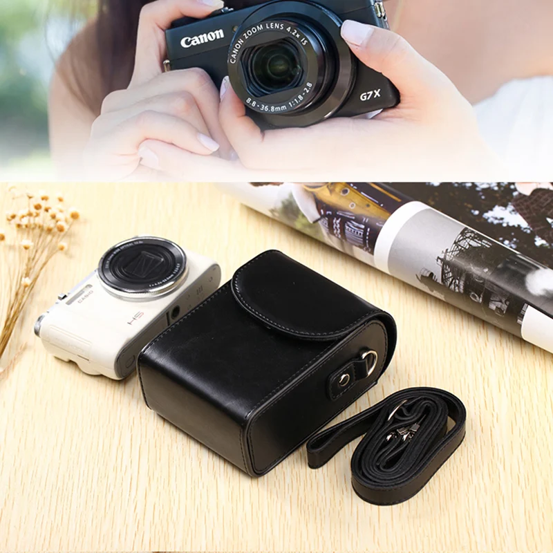 Сумка для камеры из искусственной кожи высокого качества кожаный чехол Nikon CoolPix