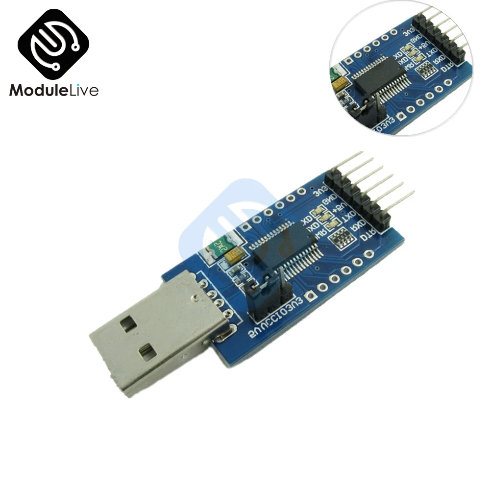 Кабель адаптер FT232RL с USB на последовательный 3 5 В 232 в|Детали и аксессуары для