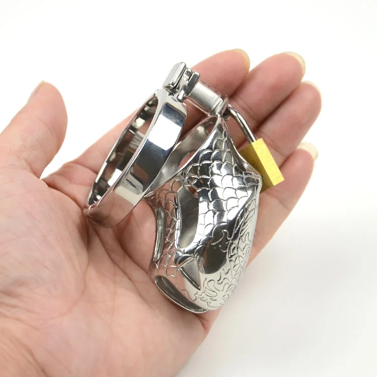 SODANDY маленькое мужское устройство целомудрия стальное кольцо для пениса клетка