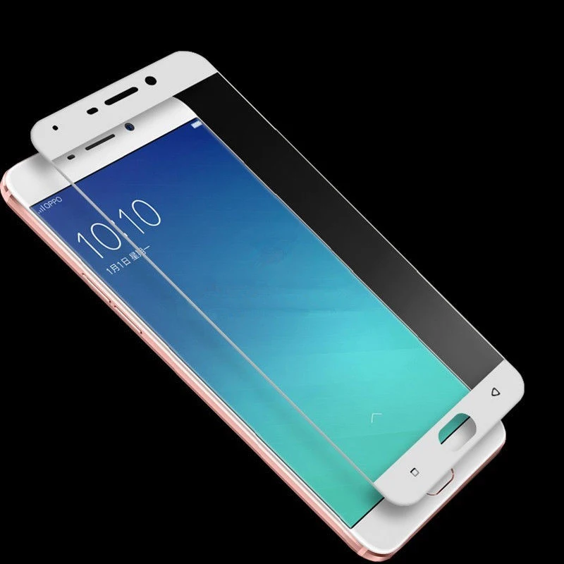 3D закаленное стекло для OPPO F1 Plus Полное покрытие экрана Взрывозащищенная защитная