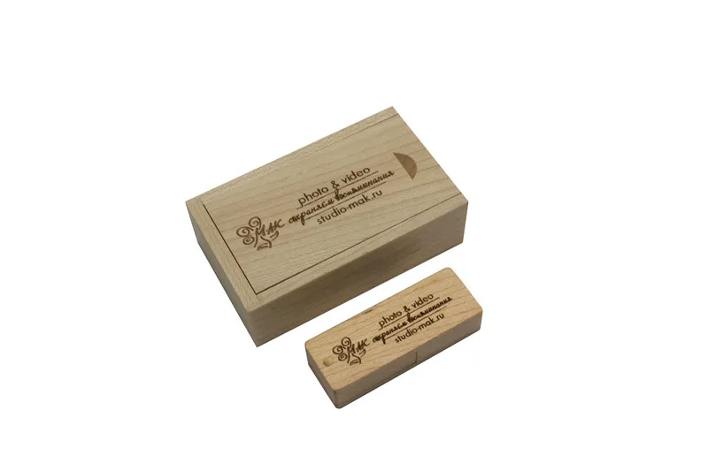 JASTER USB 3,0 Натуральные Деревянные USB+ коробка USB флеш-накопитель bamboo 4G 8GB 16GB 32GB гравировка логотипа для фотографии свадебные подарки