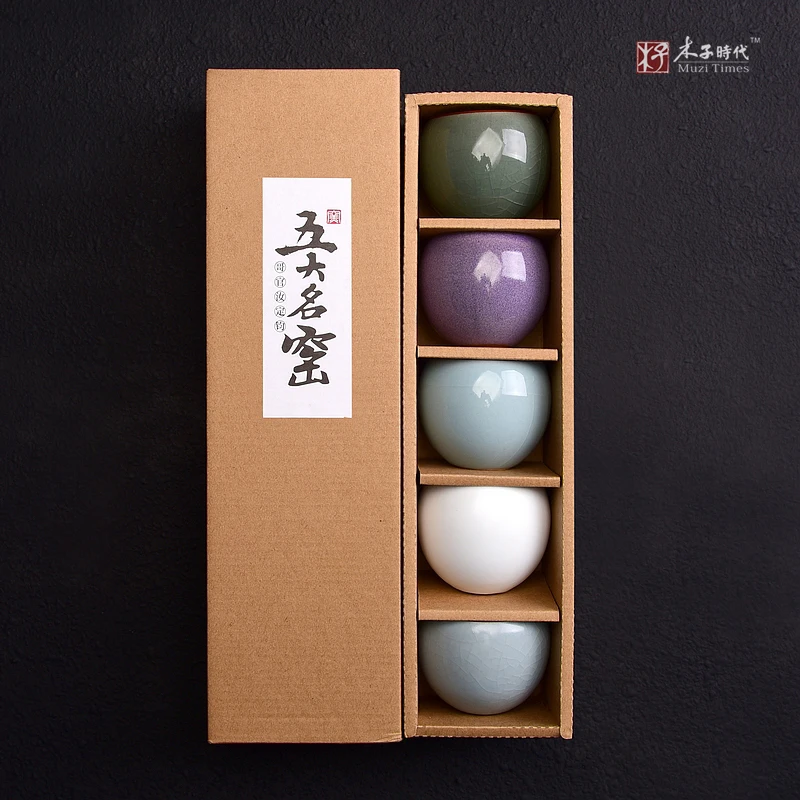 999 Серебряная керамическая чашка для чая с серебряным штифтом Ming Cup Kungfu одной