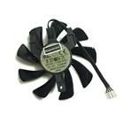 Кулер для видеокарты Sapphire R9-370 RX570, для Radeon R9 370, 1024SP, 4G2G V2, OC VGA, охлаждение видеокарты