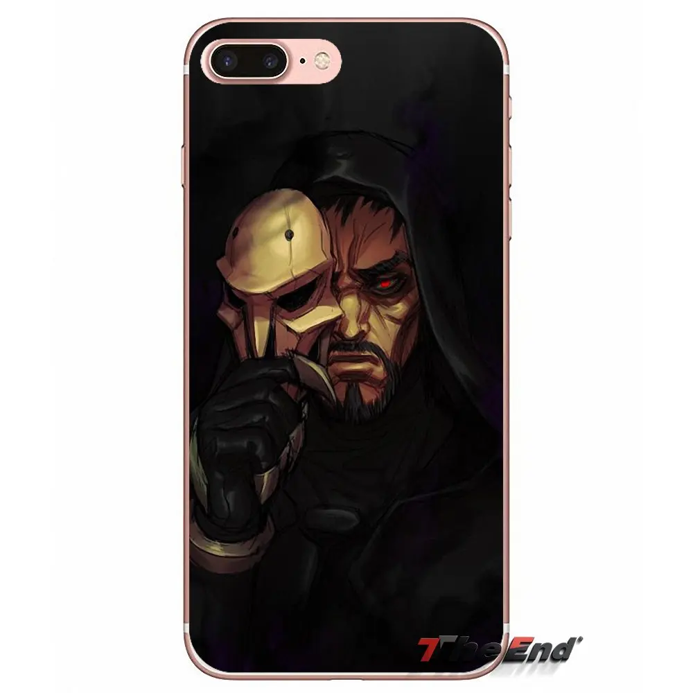 Мягкий чехол из ТПУ для Huawei G7 G8 Ascend P7 P8 P9 Lite Honor 4C 5X 5C 6X Mate 7 8 9 Y3 Y5 Y6 II Pro OVERWATCH Reaper Hero