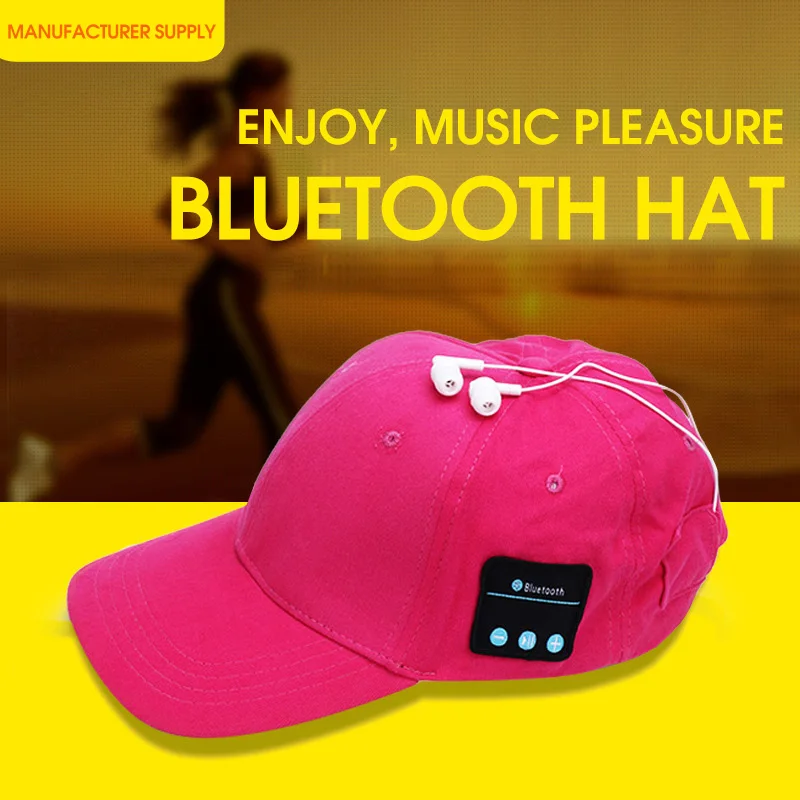 Новая беспроводная bluetooth-шляпа наушники музыкальная Кепка унисекс Спорт на
