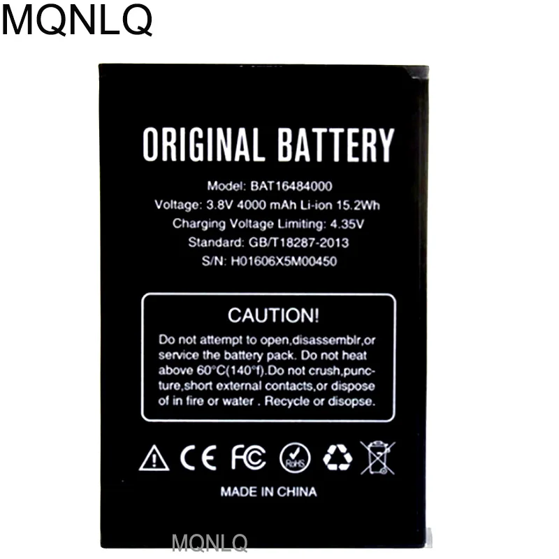 

for DOOGEE X5 MAX Battery For DOOGEE X5 MAX Pro Batterie Bateria 4000mAh Large Capacity MQNLQ