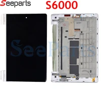 new 10 1 inch for lenovo ideatab s6000 full lcd display panel monitor with touch screen digitizer sensor glass assembly frame