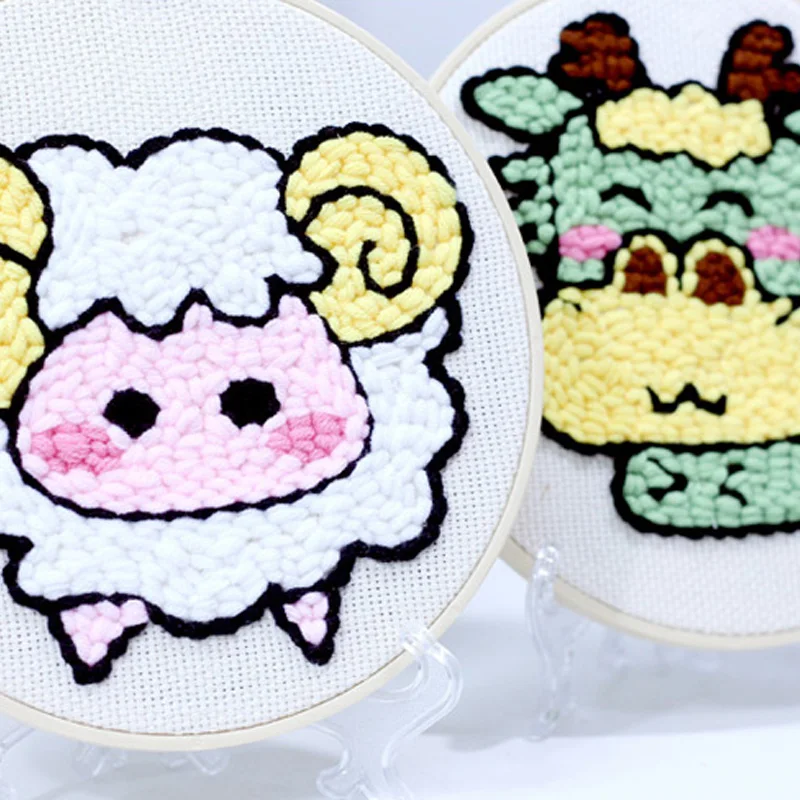 Набор для легкой вышивки игл с обручем рукоделие ручная работа крестиком