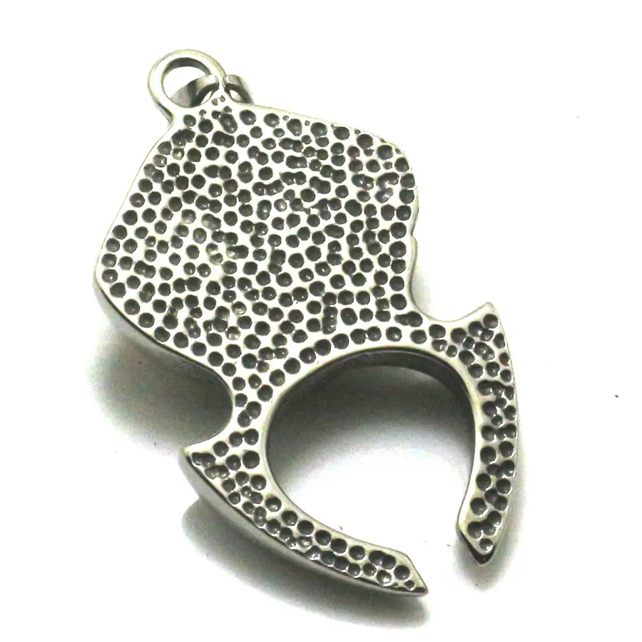 

316L Stainless Steel Yellow Stone Tooth Cool Pendant Gift For Friend Free Shipping