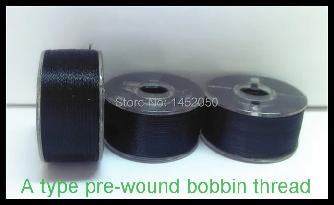 Бренд Simthread вышивальная машина типа А черная предварительно намотанная катушка