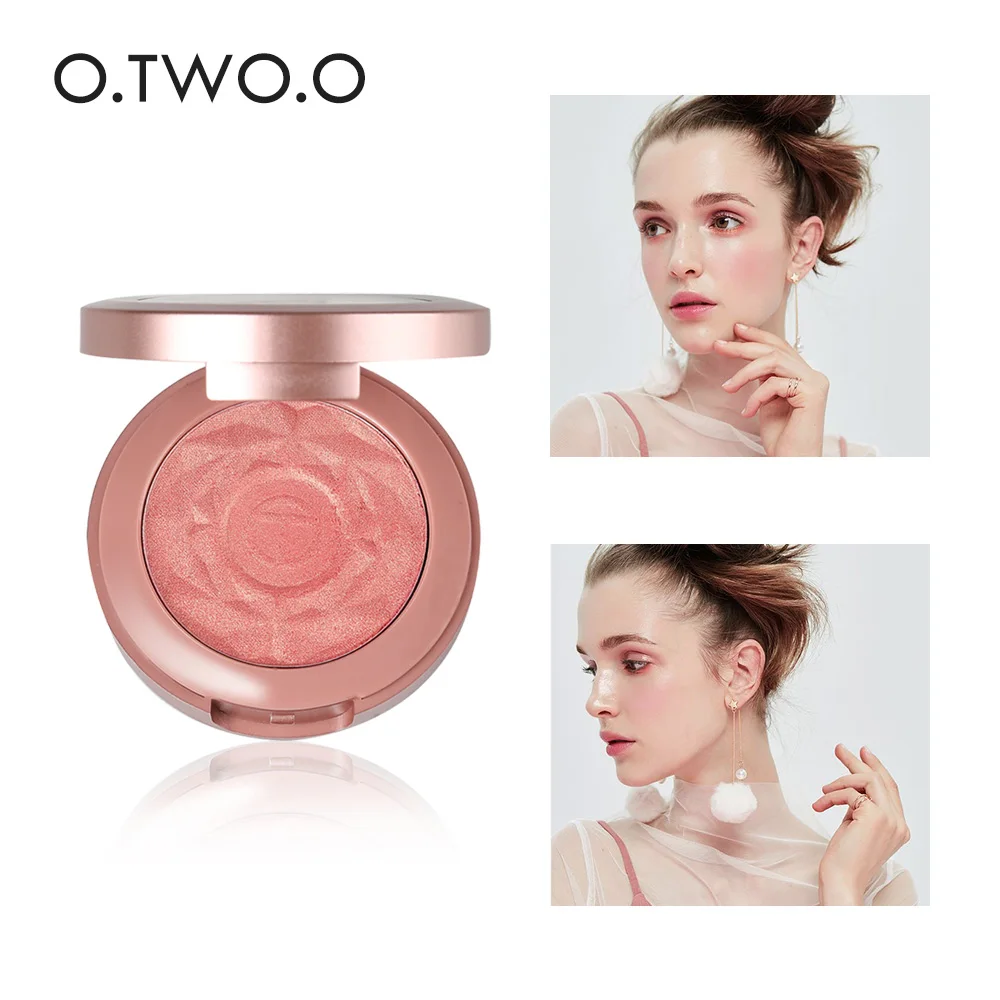 O.TWO.O лица естественный румянец порошок Rouge макияж румяна Минеральная пудра