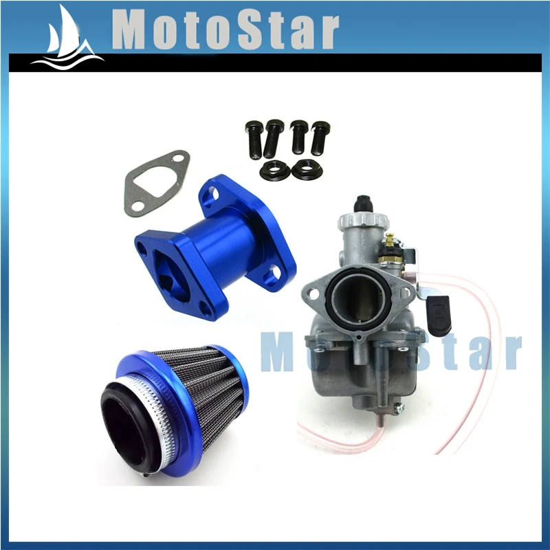 Карбюратор Bule Racing Performance Mikuni VM22 3847 Carb Mainfold воздушный фильтр для Predator 212cc GX200 196cc Mini